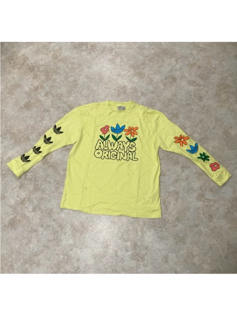 ADIDAS🌷Neon Floral Longsleeve Tee - Picture 11 of 16